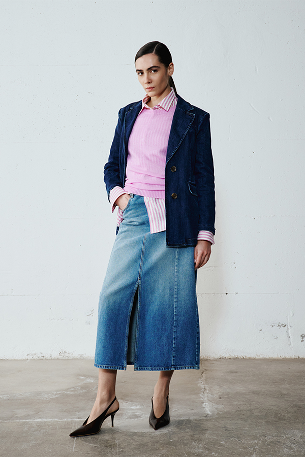 Blazer Denim Intrend