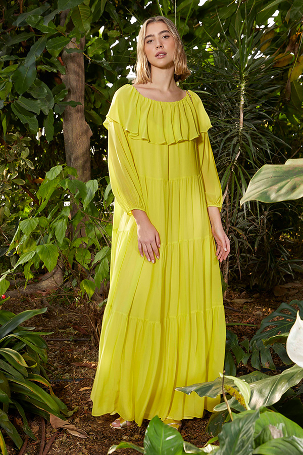 Abito Giallo Intrend